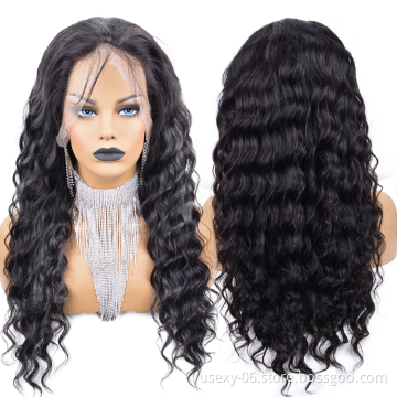 Dropshipping Wholesale curly cuticle aligned extensions brazilian virgin for black women lace front human hair wigs